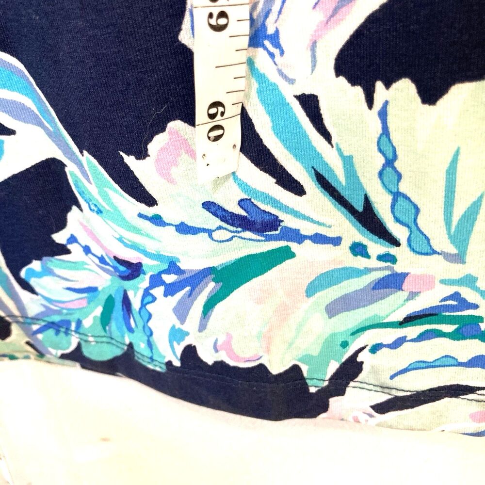 Lilly Pulitzer NWT Malia Maxi Dress High Tide Navy Ready Set Gecko Size Large - Picture 11 of 16
